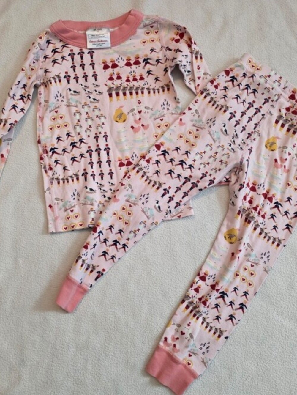 Hanna Andersson 90 3t 12 Days Of Christmas Cotton Pajama Set